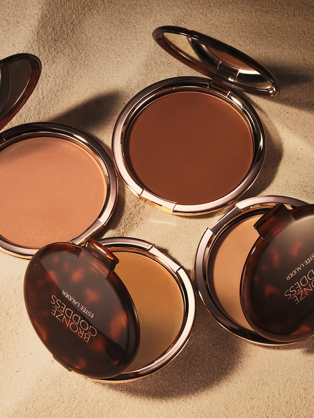 Estee Lauder Bronzer & Contour Palette - Warm Brown, Tan, Cream